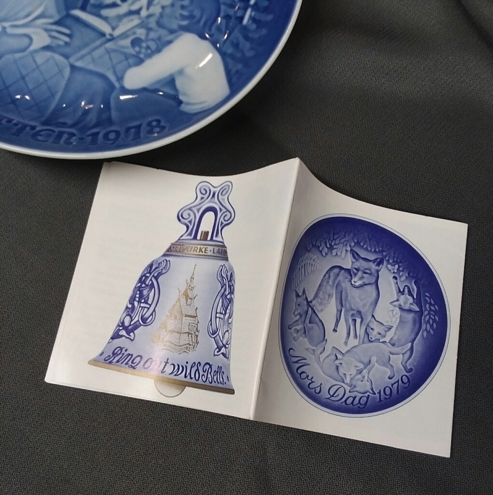 NWB Bing & Grondahl Holiday Collectors Plate 1978, "A Christmas Tale" - Picture 5 of 10